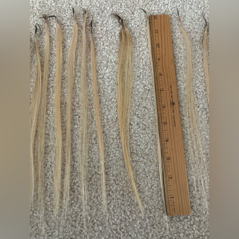 REMY blonde hair extensions 93 pieces! Multiple sizes!